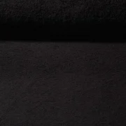 Frottee Uni Schwarz