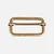 Leiterschnalle Taschen Zubehoer 40 mm Messing