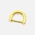 D-Ring, gold, 12mm