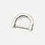 D-Ring, silber, 12mm