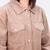 Cordjacke selber nähen Druckknöpfe Anorak Knöpfe beige DIY