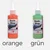 Sockenstopp Antirutsch-Latexmilch, orange, grün