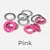 PRYM Bunte Ösen, 14MM, 15 Stück, Pink