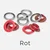 PRYM Bunte Ösen, 14MM, 15 Stück, Rot