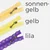 Spitzen-Reißverschluss 20cm Farbauswahl sonnengelb gelb lila