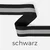Reflektorband 25mm Meterware, schwarz