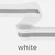 Reflektorband 25mm Meterware, white