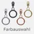 Zipper Ring 6,5 mm Raupe Farbauswahl