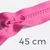 Reißverschluss teilbar 45 cm Pink B47