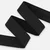 Jerseyband Schrägband 20mm Schwarz Meterware
