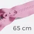 Reißverschluss teilbar 65cm kräftiges rosa B57