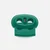 Kordelstopper Kunststoff 2-Loch, Jadegrün B29