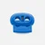 Kordelstopper Kunststoff 2-Loch, Blau B8