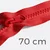 Reißverschluss teilbar 70cm Blutrot B54