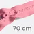 Reißverschluss teilbar 70cm Rosa D322