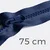 Reißverschluss teilbar 75cm Marine D40