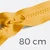 Reißverschluss teilbar 80cm Senf D846