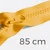 Reißverschluss teilbar 85cm Senf D846