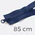Zwei-Wege Reißverschluss 85cm Marine D40