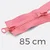 Zwei-Wege Reißverschluss 85cm Rosa D322