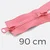 Zwei-Wege Reißverschluss 90cm Rosa D322