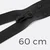 Reißverschluss teilbar wasserabweisend 60cm Schwarz B5