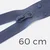 Reißverschluss teilbar wasserabweisend 60cm Marine D40