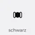 Bikiniverschluss 12mm - schwarz