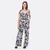 Damenjumpsuit "Elise" aus Viskosejersey mit Blumenmuster