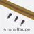 Reißverschluss Gunmetal 4mm Curry D087
