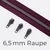 Reißverschluss Gunmetal 6,5mm Beere D230