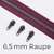 Reißverschluss Gunmetal 6,5mm Dunkles Altrosa D285
