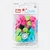 PRYM Color Snap Druckknöpfe Blume, Pink/Grün/Türkis