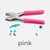 PRYM Love Vario Zange mit Loch- & Snaps Werkzeug, pink