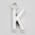Charm-Anhänger in Buchstaben-Form: K