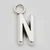 Charm-Anhänger in Buchstaben-Form: N