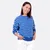 Damen Basic Sweatshirt "Erin" in maritimem Look mit Streifen Frottee