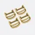 Klappbarer Doppel-D-Ring Metall 25 mm, Messing