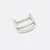 Klappbarer Doppel-D-Ring Metall 25mm, Silber