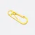 Kordelkarabiner Gold, 1 Stück