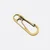 Kordelkarabiner Messing, 1 Stück
