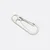 Kordelkarabiner Silber, 1 Stück