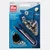 PRYM Nähfrei Hosenhaken und Stege 13mm Silberfarbig/Brüniert 4 Stück