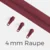 Endlos-Reißverschluss 4mm Raupe Helle Beere D525