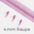 Endlos-Reißverschluss 4mm Raupe Kraeftiges Rosa B57