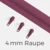 Reißverschluss Endlos Perlonraupe 4mm Zipper Dunkles Altrosa D285
