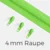 Reißverschluss Endlos Perlonraupe 4mm Zipper Apfelgrün  B44