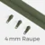 Reißverschluss Endlos Perlonraupe 4mm Zipper Army D170