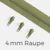 Reißverschluss Endlos Perlonraupe 4mm Zipper Olive D887