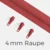 Reißverschluss Endlos Perlonraupe 4mm Zipper Rost D45